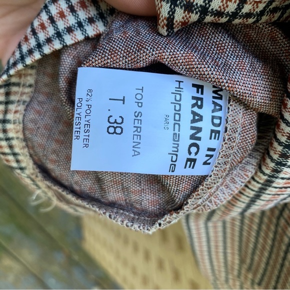 Hippocampe blouse size 38 made in France 🇫🇷 - Picture 6 of 8